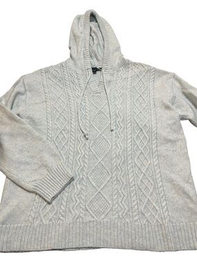 Calligraphie Cozy Knit Hooded Sweater